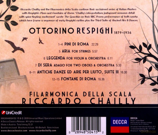 Riccardo Chailly: Respighi [CD]