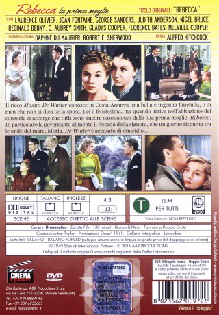 Rebecca (Rebeka) [DVD]