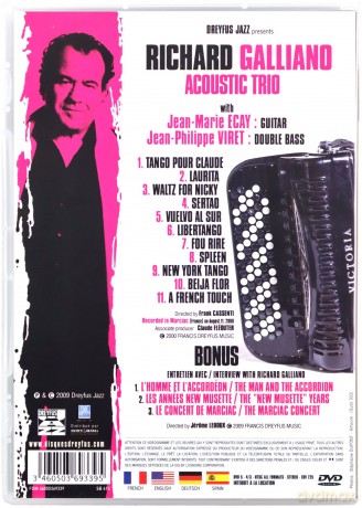 Richard Galliano - Acoustic Trio [DVD]