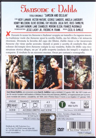 Samson and Delilah (Samson i Dalila) [DVD]