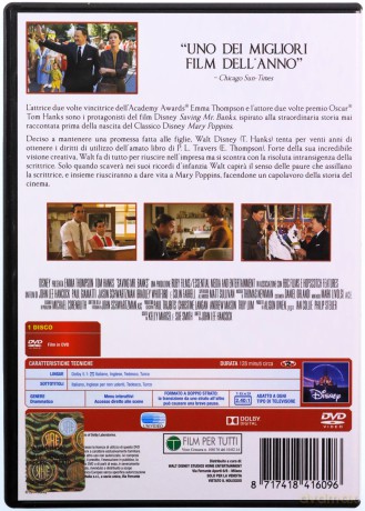 Saving Mr. Banks (Ratując pana Banksa) [DVD]