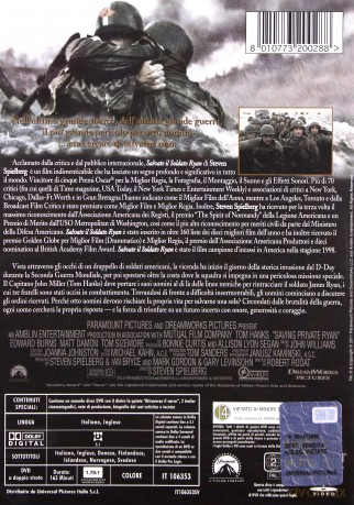 Saving Private Ryan (Szeregowiec Ryan) [DVD]
