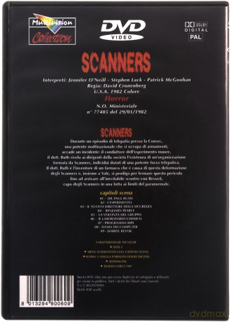 Scanners (Skanerzy) [DVD]