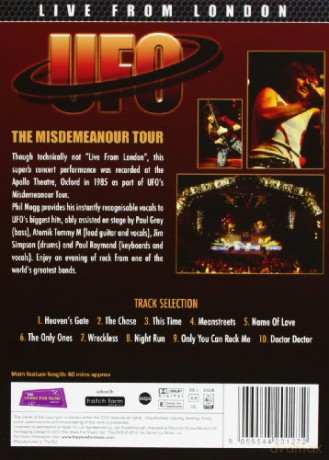 Ufo: The Misdemeanour Tour (digipack) [DVD]