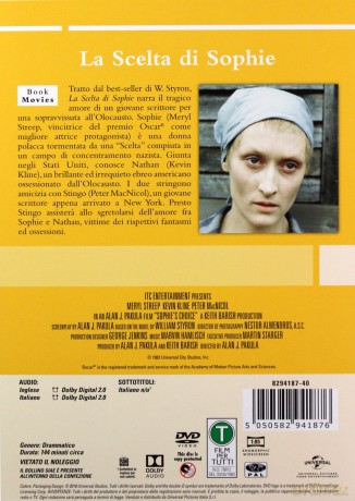 Sophie's Choice (Wybór Zofii) [DVD]