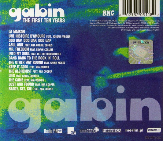 Gabin: The First Ten Years (Pl) [CD]
