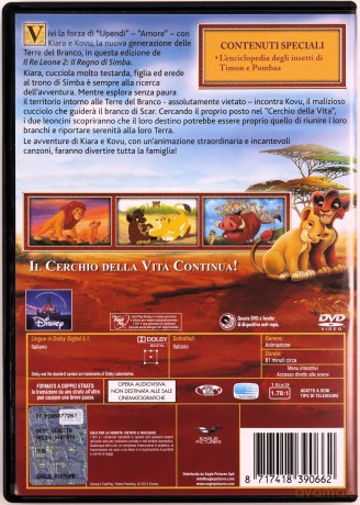 The Lion King: Simba's Pride (Król lew II: Czas Simby) [DVD]