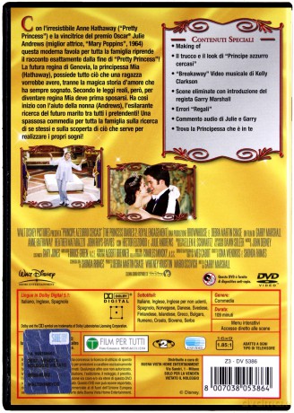 The Princess Diaries 2: Royal Engagement (Pamiętnik księżniczki 2: Królewskie zaręczyny) [DVD]