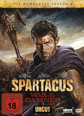 Spartacus: War of the Damned Season 3 (Spartakus: Krew i piach) [BOX] [4DVD]