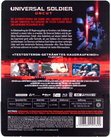 Universal Soldier (Uniwersalny żołnierz) (steelbook) [Blu-Ray 4K]+[Blu-Ray]