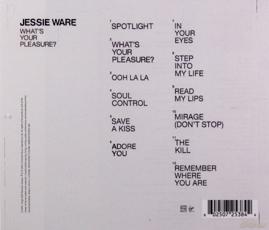 Jessie Ware: What's Your Pleasure? (PL) [CD]