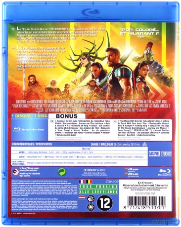 Thor: Ragnarok [Blu-Ray]