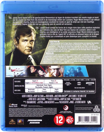 007 James Bond Live And Let Die (Żyj i pozwól umrzeć) [Blu-Ray]