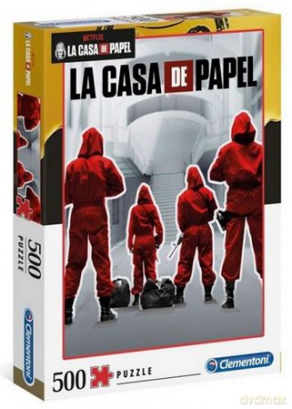 CLEMENTONI 500 el. Netflix La Casa de Papel (Dom z Papieru) [PUZZLE]