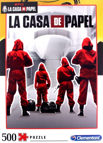 CLEMENTONI 500 el. Netflix La Casa de Papel (Dom z Papieru) [PUZZLE]