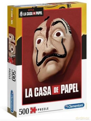 CLEMENTONI 500 el. Netflix La Casa de Papel (Dom z Papieru) [PUZZLE]