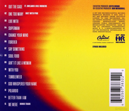 Keith Urban: The Speed Of Now Part 1 [CD]