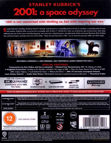 2001: Odyseja kosmiczna (steelbook) [Blu-Ray 4K]+[Blu-Ray]