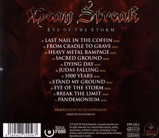 Mean Streak: Eye Of The Storm [CD]