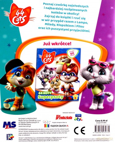 44 cats. Książka activity cz.4. Kluseczki babci Piny [KSIĄŻKA]