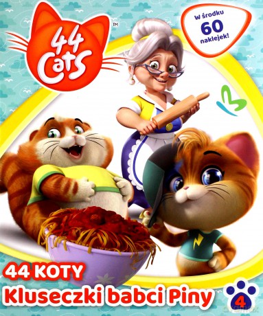 44 cats. Książka activity cz.4. Kluseczki babci Piny [KSIĄŻKA]