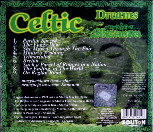 Shannon: Celtic Dreams [CD]