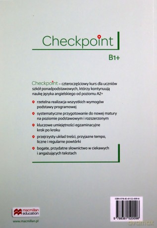 Checkpoint B1+ Książka ucznia + książka cyfrowa [KSIĄŻKA]