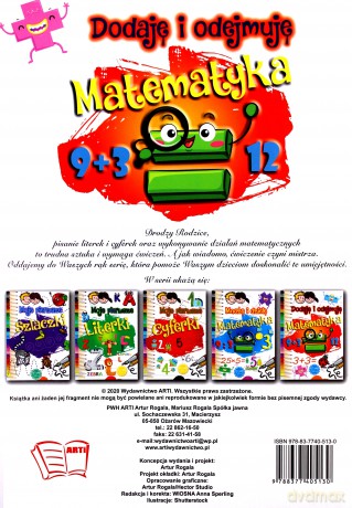 Dodaje i odejmuję. Matematyka [KSIĄŻKA]