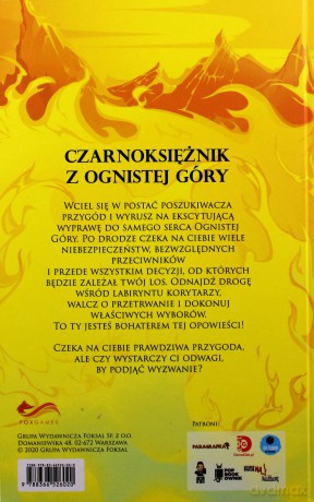 Fighting Fantasy. Czarnoksiężnik z Ognistej Góry - Steve Jackson, Ian Livingstone [KOMIKS]