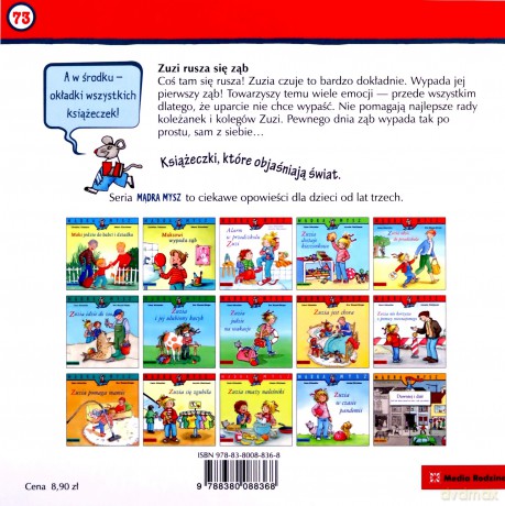 Mądra Mysz. Zuzi rusza się ząb - Liane Schneider [KSIĄŻKA]
