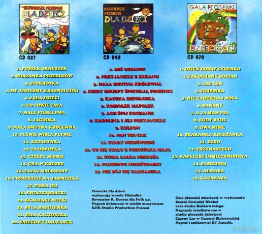 Piosenki dla dzieci Pakiet [9CD]
