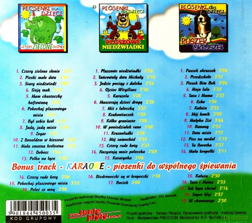 Piosenki dla dzieci Pakiet [9CD]