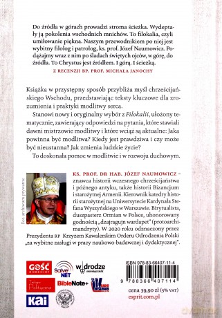 Nowa Filokalia - prof. Józef Naumowicz ks. [KSIĄŻKA]
