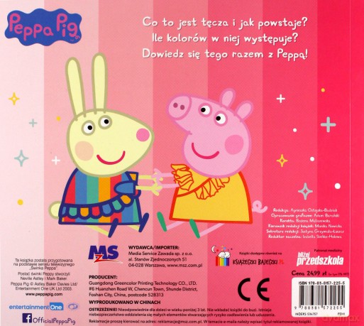 Peppa Pig. 7 kolorów tęczy [KSIĄŻKA]