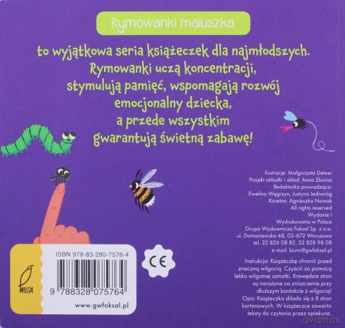 Rymowanki maluszka. Ele mele, zjedz morele [KSIĄŻKA]