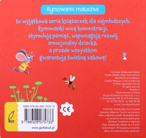 Rymowanki maluszka. Uciekaj, myszko [KSIĄŻKA]