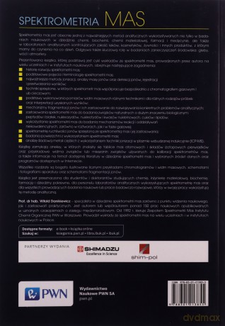 Spektrometria mas. Podstawy i zastosowania - Witold Danikiewicz [KSIĄŻKA]
