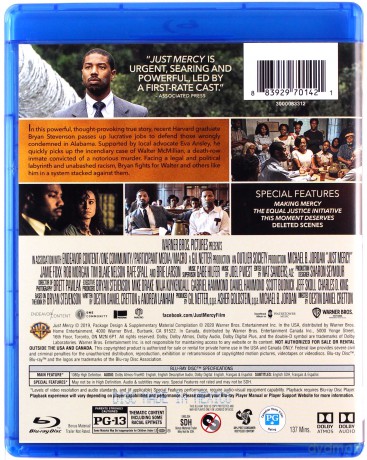 Just Mercy (Tylko sprawiedliwość) [Blu-Ray]