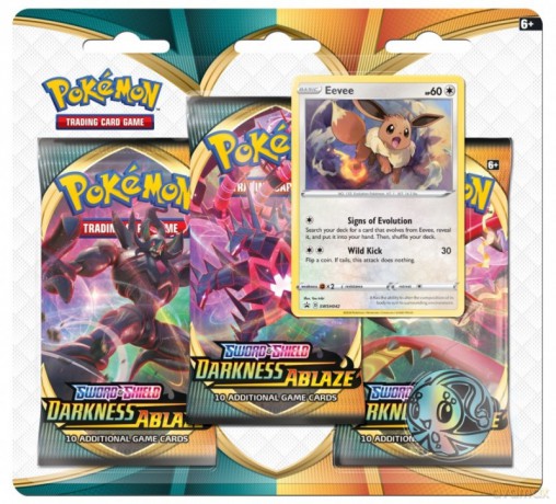 Darkness Ablaze 3x Blister Eevee [KARTY]