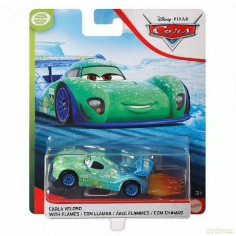 Pojazd Cars Carla Veloso z płomieniami