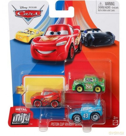 Pojazd Cars Mikroauta 3-pak Rywalizacja o Puchar