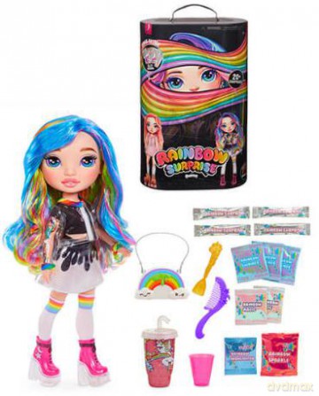 Poopsie Rainbow Lalka (różowa lub tęczowa) [FIGURKA]