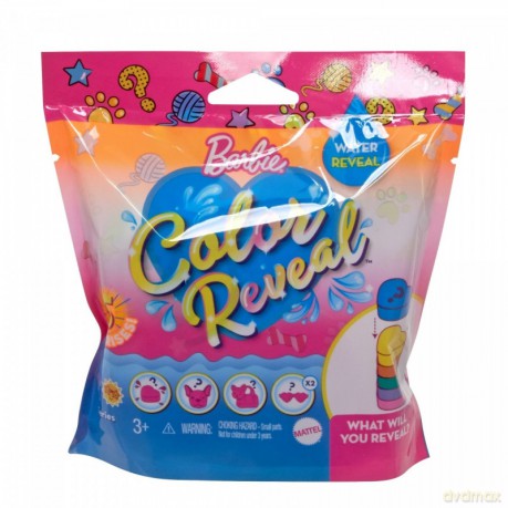 Zwierzątko Color Reveal Kolorowa Barbie [FIGURKA]