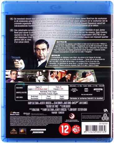 007 James Bond You Only Live Twice (Żyje się tylko dwa razy) [Blu-Ray]
