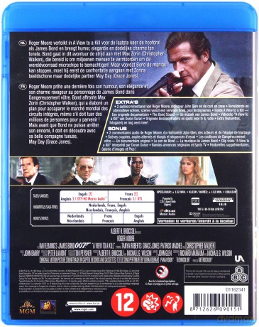 007 James Bond A View to a Kill (Zabójczy widok) [Blu-Ray]