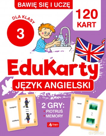 Język angielski dla klasy 3. EduKarty - Bartłomiej Paszylk [KSIĄŻKA]