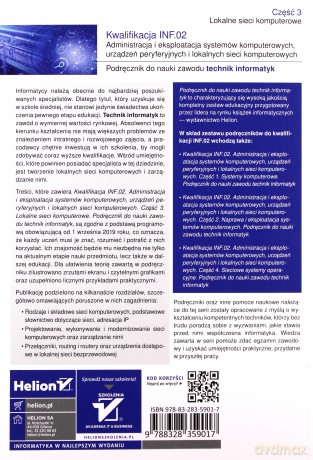Kwalifikacja INF.02. Administracja i eksploatacja systemów komputerowych, urządzeń peryferyjnych i lokalnych sieci komputerowych. Część 3 - Jarosław Orczykowski, Artur Rudnicki [KSIĄŻKA]