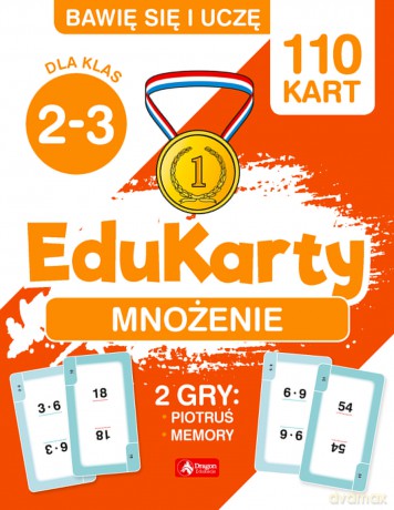 Mnożenie. EduKarty - Marcin Siwiec [KSIĄŻKA]