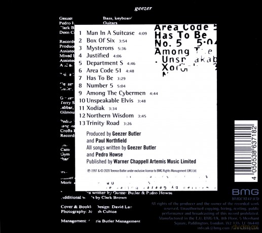 Geezer Butler: Black Science [CD]