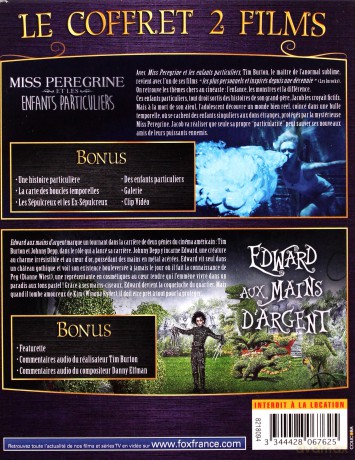 Miss Peregrine's Home for Peculiar Children / Edward Scissorhands (Osobliwy dom pani Peregrine / Edward Nożycoręki) [BOX] [2xBlu-Ray]
